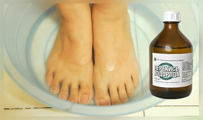 Перекись водорода для здоровья ног: рецепты лучших компрессов и ванночек