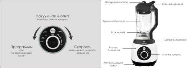 Вакуумный блендер AirFree: основные преимущества, обзор популярных моделей