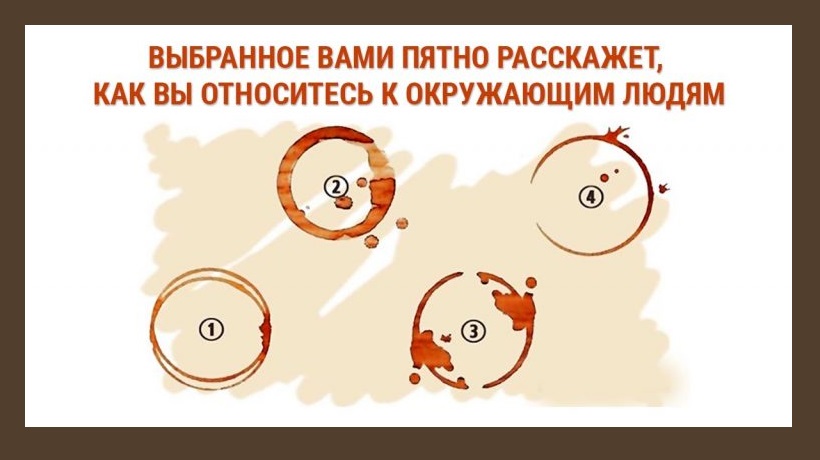 Тест: Выберите пятно и узнайте отношение к окружающим