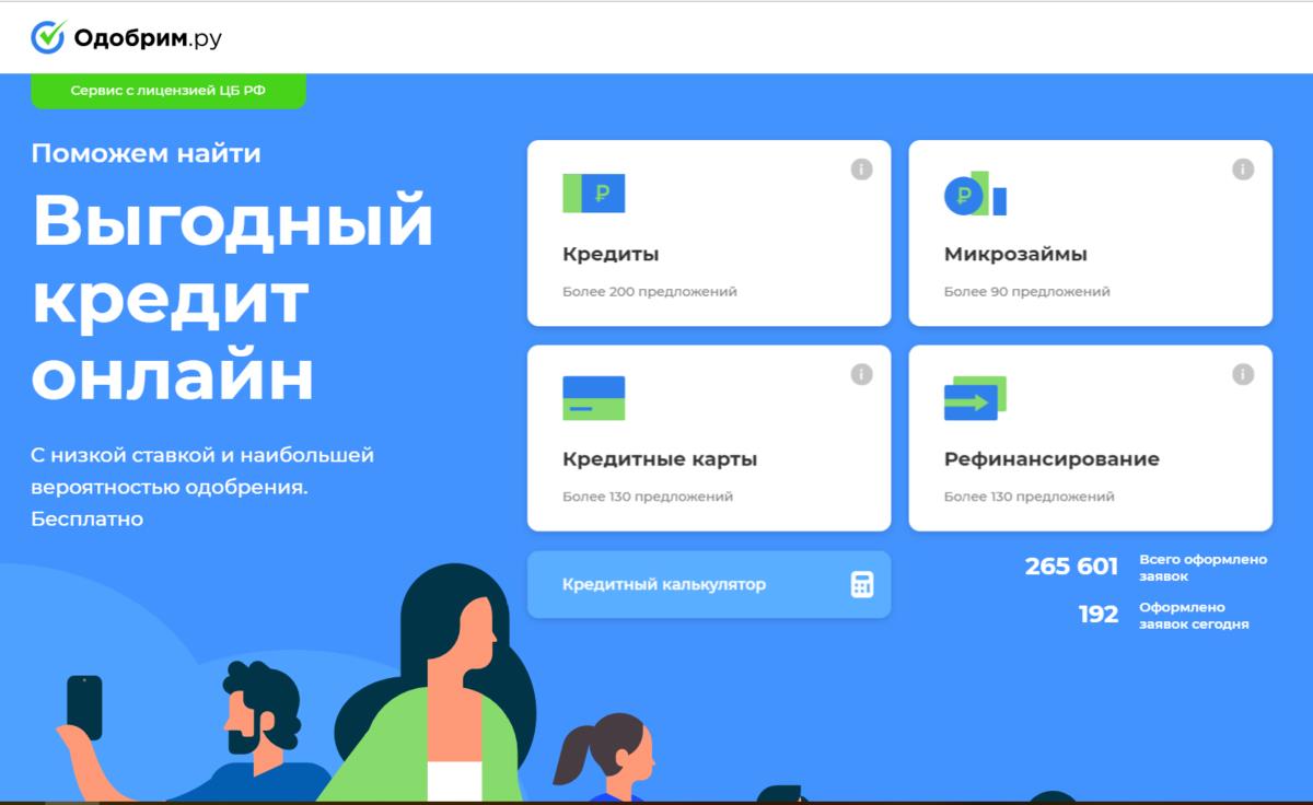 Сравни ру взять кредит. Одобрим. Подбор выгодного кредита.