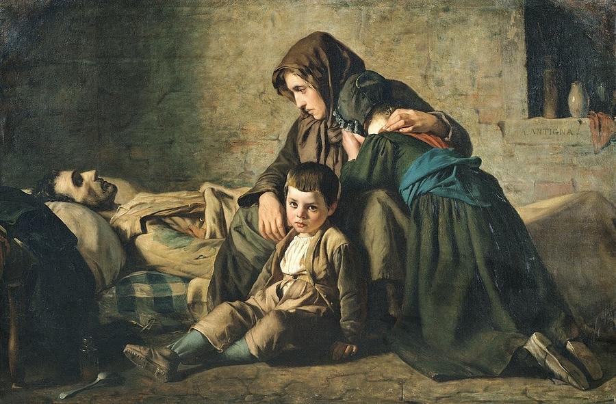 Светлый праздник нищего описание картины
