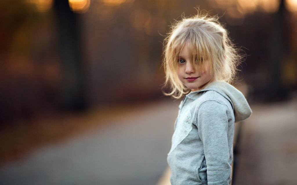 Cute blonde girl